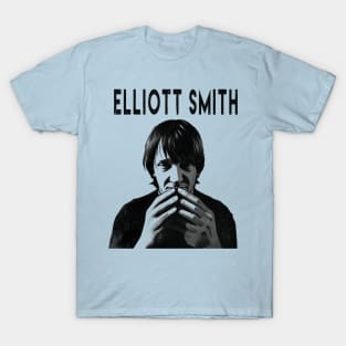 Vintage Styled Fan Art Design - Elliott Smith T-Shirt